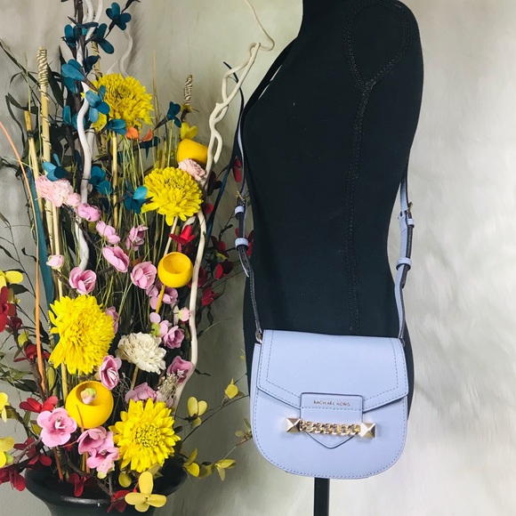 Michael Kors Karla Small Saddle Crossbody Bag - Picture 7 of 8